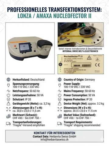 Amaxa Biosystems / Nucleofector II (AAD-1001), AAD-1001, 2008