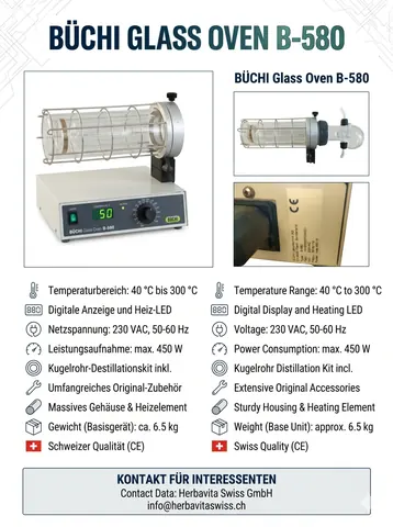 BÜCHI Labortechnik AG / Glass Oven B-580, B-580, 2013