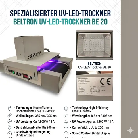 Beltron GmbH / UV-LED Trockner BE 20, BE 20, 2018
