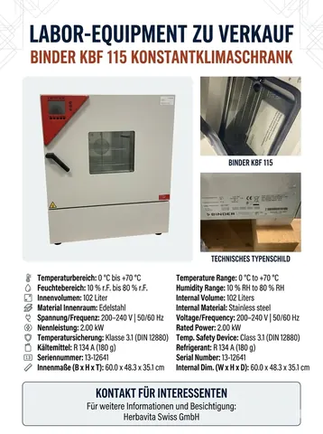 BINDER KBF 115 (E5.2) – Ansicht 2