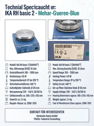 IKA RH basic 2, 3339000 (Standard), ca. 2008–2015