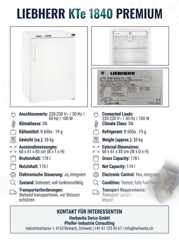 Liebherr KTe 1840 Premium, 9987232-00