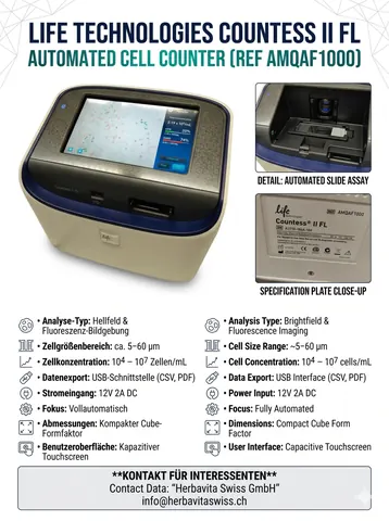 Life Technologies Countess® II FL, AMQAF1000, 2015