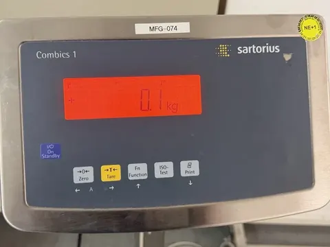 Sartorius Combics 1 mit Edelstahl-Flachbettwaage, YCW655-AC-00 (5kg Prüfgewicht) – Ansicht 7