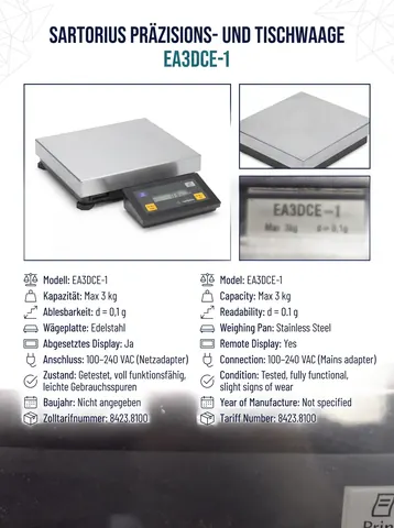 Sartorius EA60FEG-1, EA60FEG-1