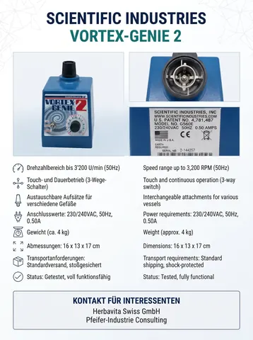 Scientific Industries Vortex-Genie 2, SI-0246 (Modell G560E)