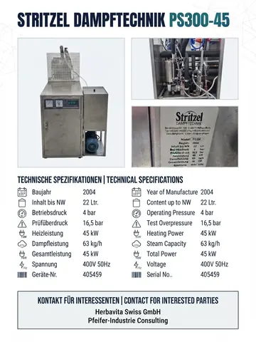Stritzel Dampftechnik / PS300-45, PS300-45, 2004