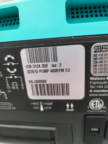 Watson-Marlow 323E/D, 030.3124.3DE – Ansicht 3