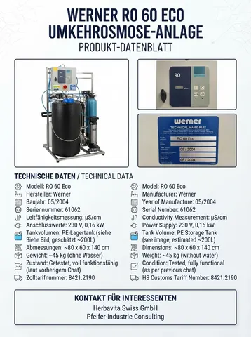 Werner / RO 60 Eco, 05/2004